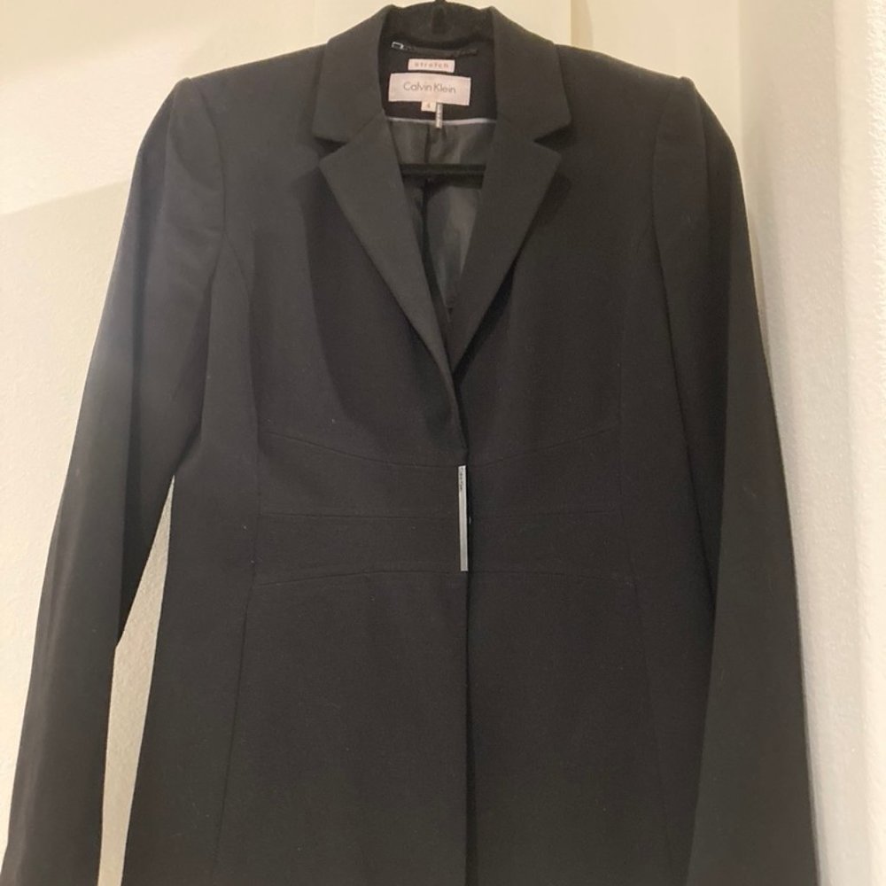 Calvin Klein Women's Stretch Black Blazer